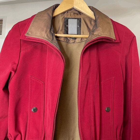 Women's Red Field‎ Coat Parka Size Small - Picture 3 of 8